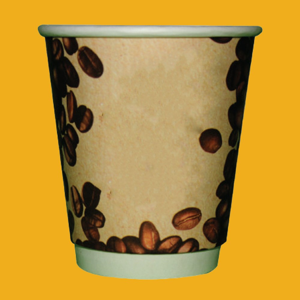 Hot Cup 10 OZ DOUBLE WALL UNCOATED